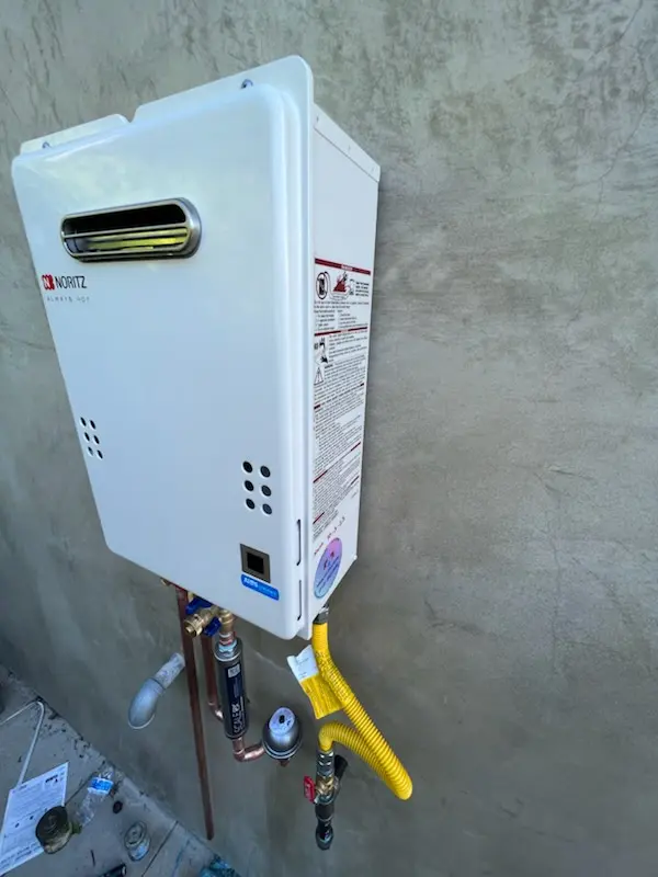 Tankless water heater installation for Poplar Pines homes